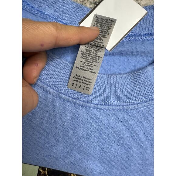 Taylor Swift The Eras Tour Crewneck Sweatshirt Blue Size Small Gildan - Picture 4 of 7